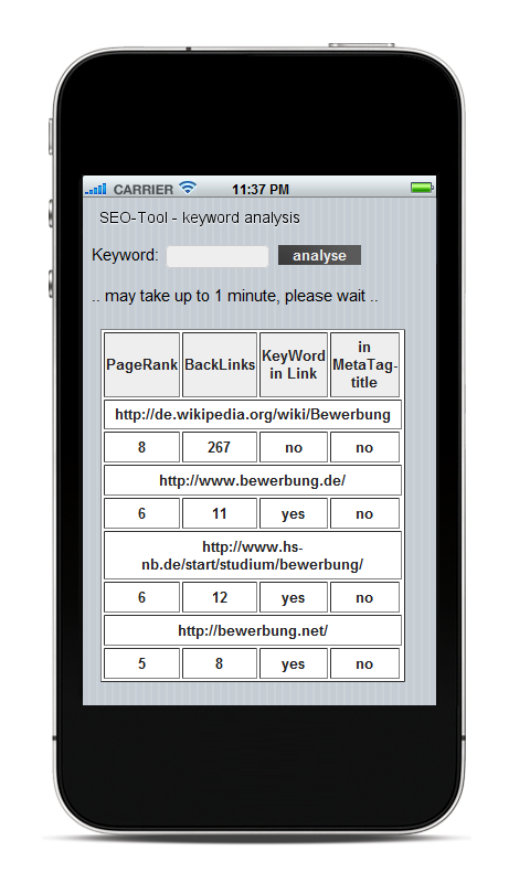 ein Android-App mit HTML5